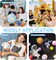 Solar System Project Kit, Planet Model Crafts Includes 14 Mixed Sized Polystyrene Spheres Balls and 10 Pieces 24 cm Long Bamboo Sticks for School Science Projects